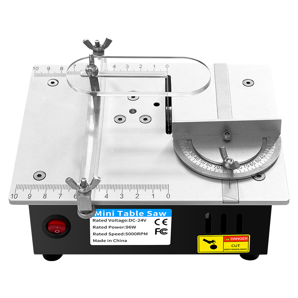 Mini Table Saw For Woodworking - DC24V Бытовая миниатюрная деревообрабатывающая настольная пила,