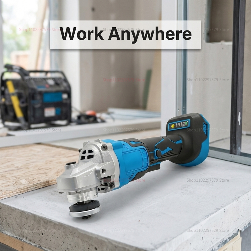 Brushless Angle Grinder Battery Powered - Профессиональная 18В бесщеточная угловая шлифовальная машина,
