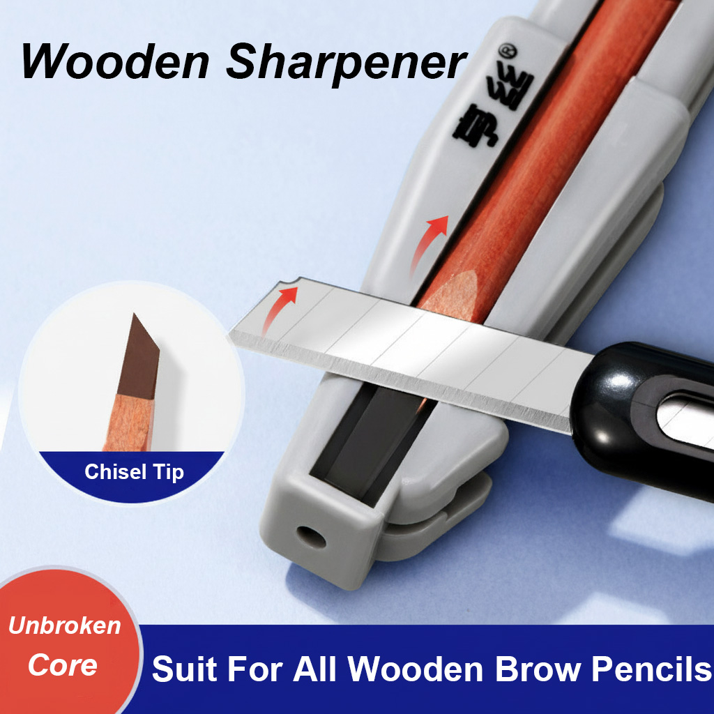 Hand Tools - Деревянная точилка для карандашей для бровей