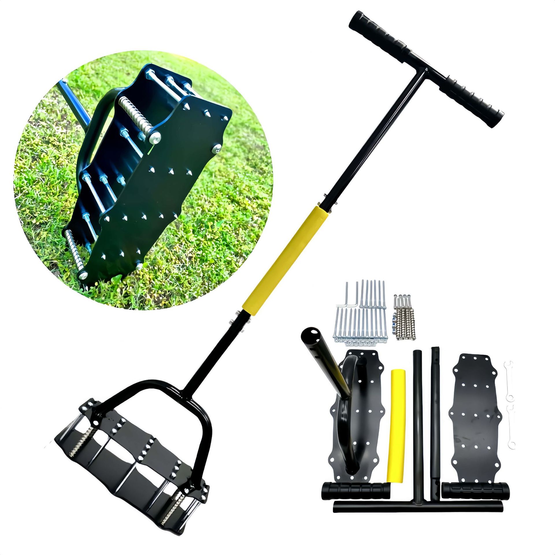 Garden Tools - Промышленный ручной почвообрабатывающий инструмент с пружинным