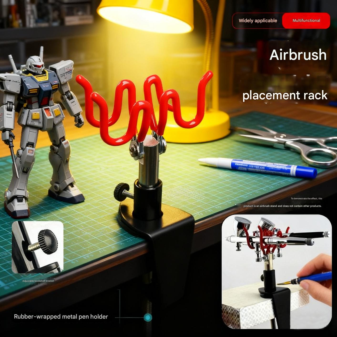 Airbrush Kit With Mini Compressor - Комплект гравитационной подставки-держателя для аэрографа с