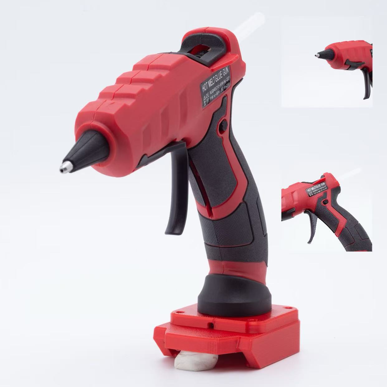 Hot Melt Glue Gun Cordless - Беспроводной термоклеевой пистолет 60 Вт, 7
