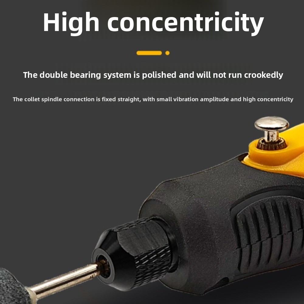 Cordless Rotary Tool Kit Accessories - Беспроводная мини-шлифовальная машина, 3 скорости, регулируемый,