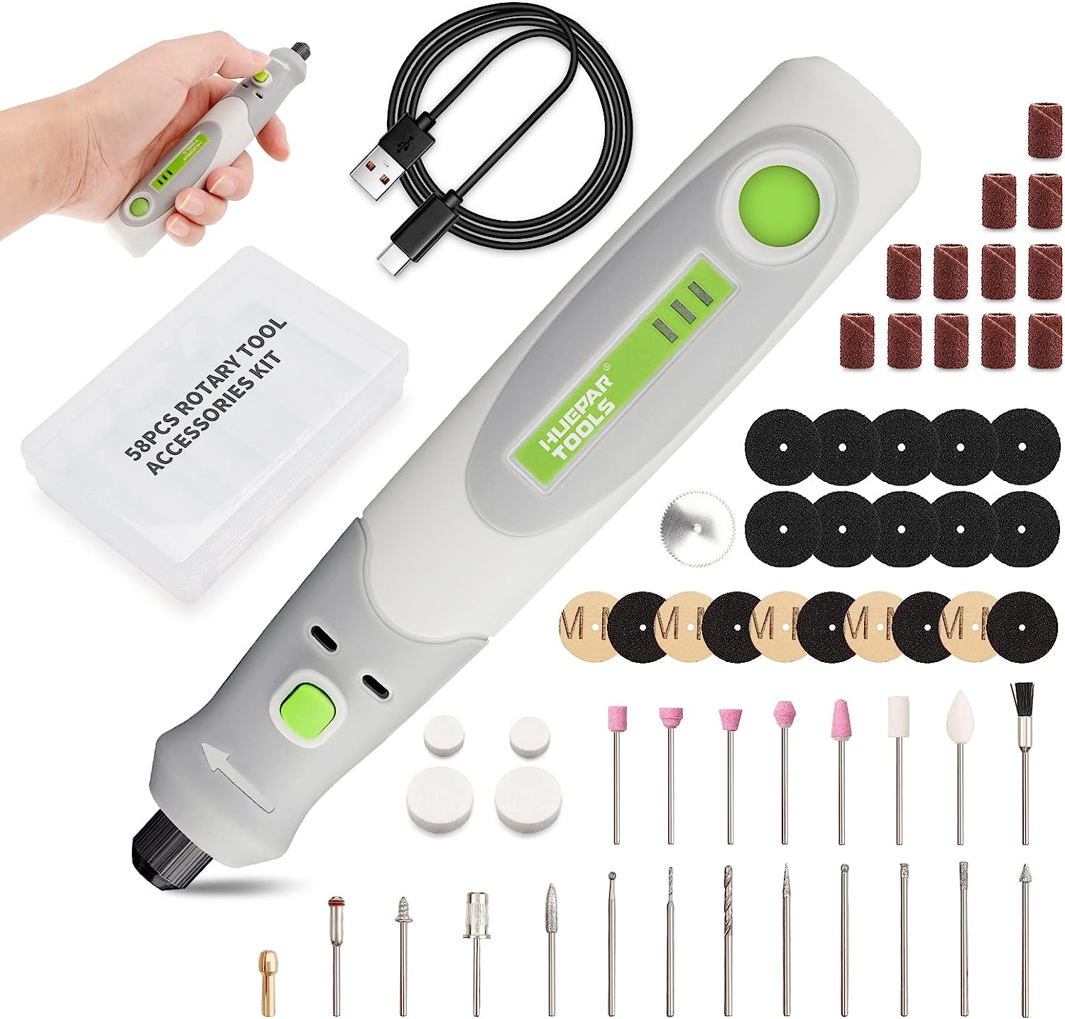 Cordless Rotary Tool Kit Accessories - Электрическая дрель, шлифовальный станок, гравер, полировщик