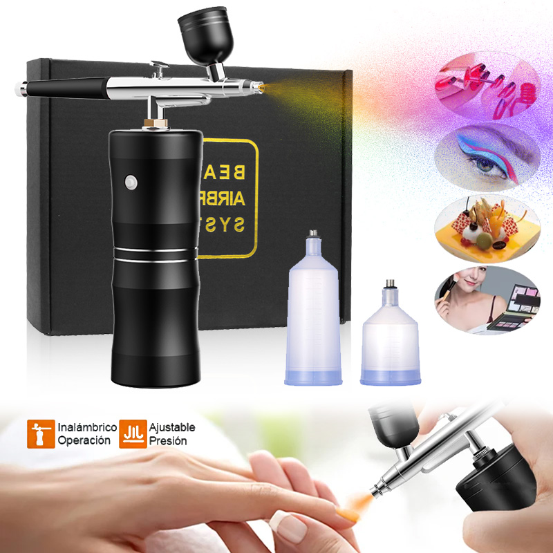 Airbrush Kit With Mini Compressor - Кислородный спрей, мини-компрессор, воздушная щетка, пистолет-распылитель,