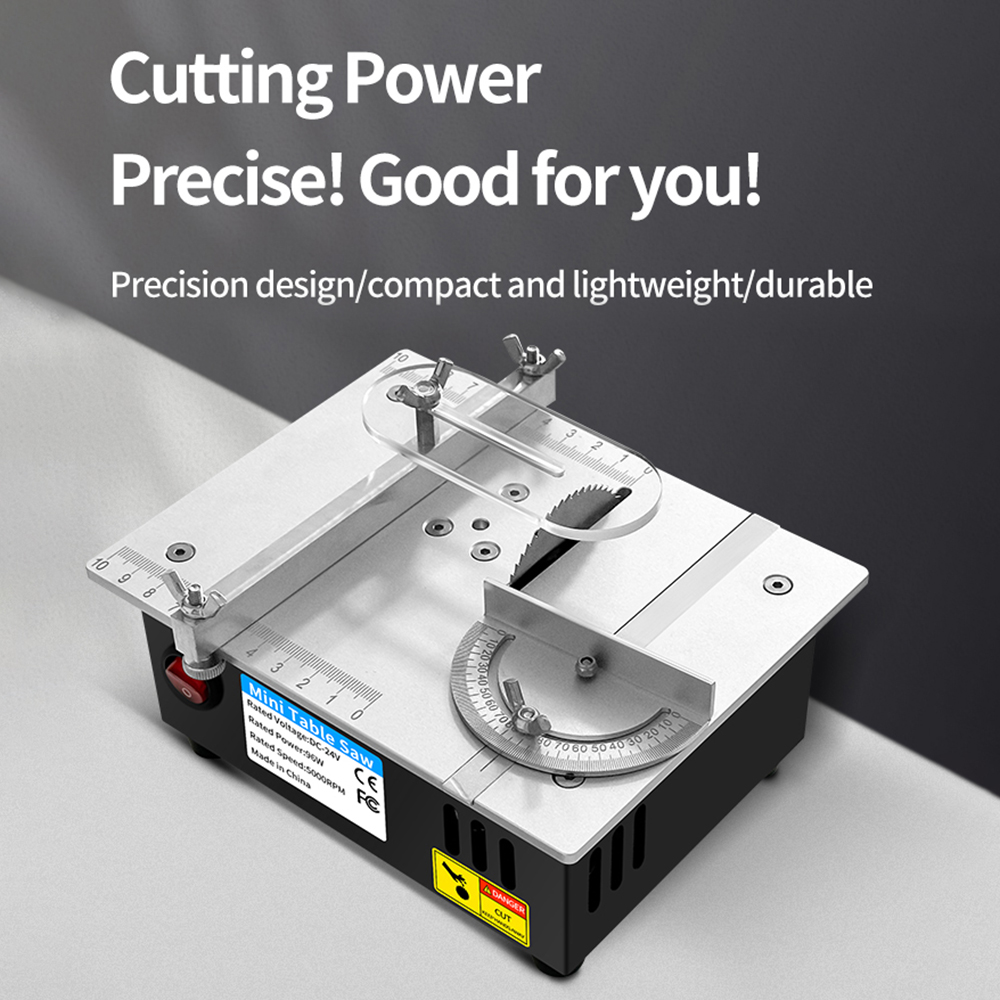 DC24V Бытовая миниатюрная дере – обзор и цена Mini Table Saw For Woodworking