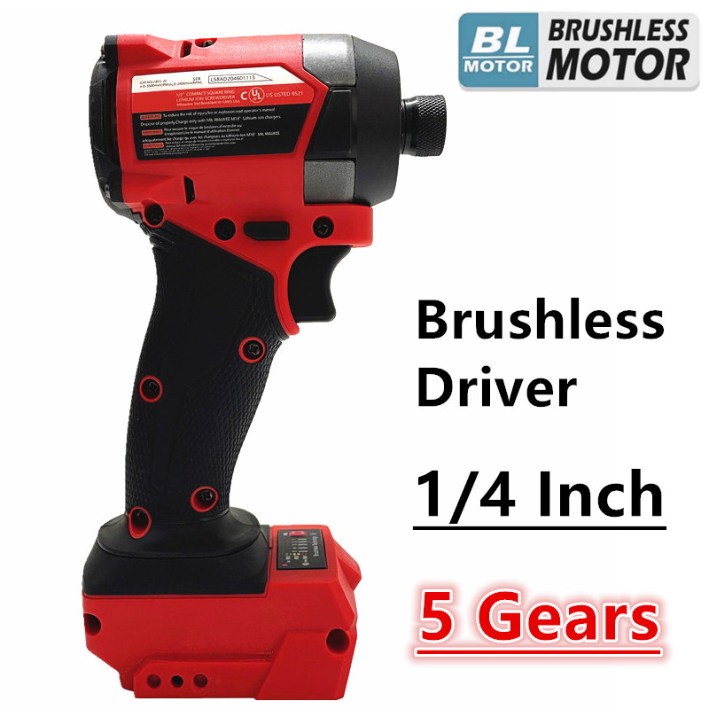 Бесщеточный электрический шуру – обзор и цена Brushless Cordless Electric Drill 18V