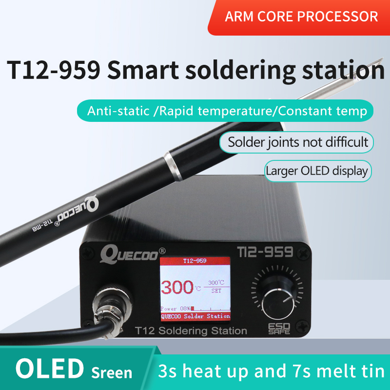 Паяльная станция T12-959 V5.1  – обзор и цена Digital Soldering Station T12