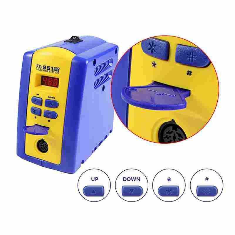 Цифровая паяльная станция FX95 – обзор и цена Digital Soldering Station T12