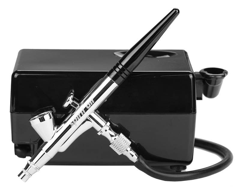 Профессиональный аэрограф BT-1 – обзор и цена Airbrush Kit With Mini Compressor