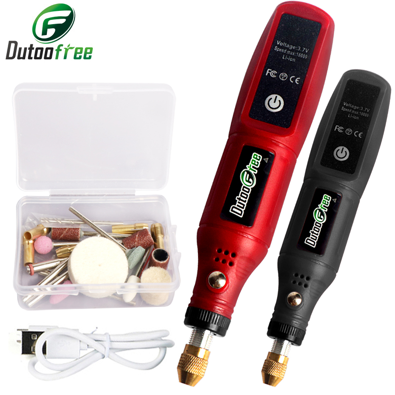 USB беспроводной роторный набо – обзор и цена Cordless Rotary Tool Kit Accessories