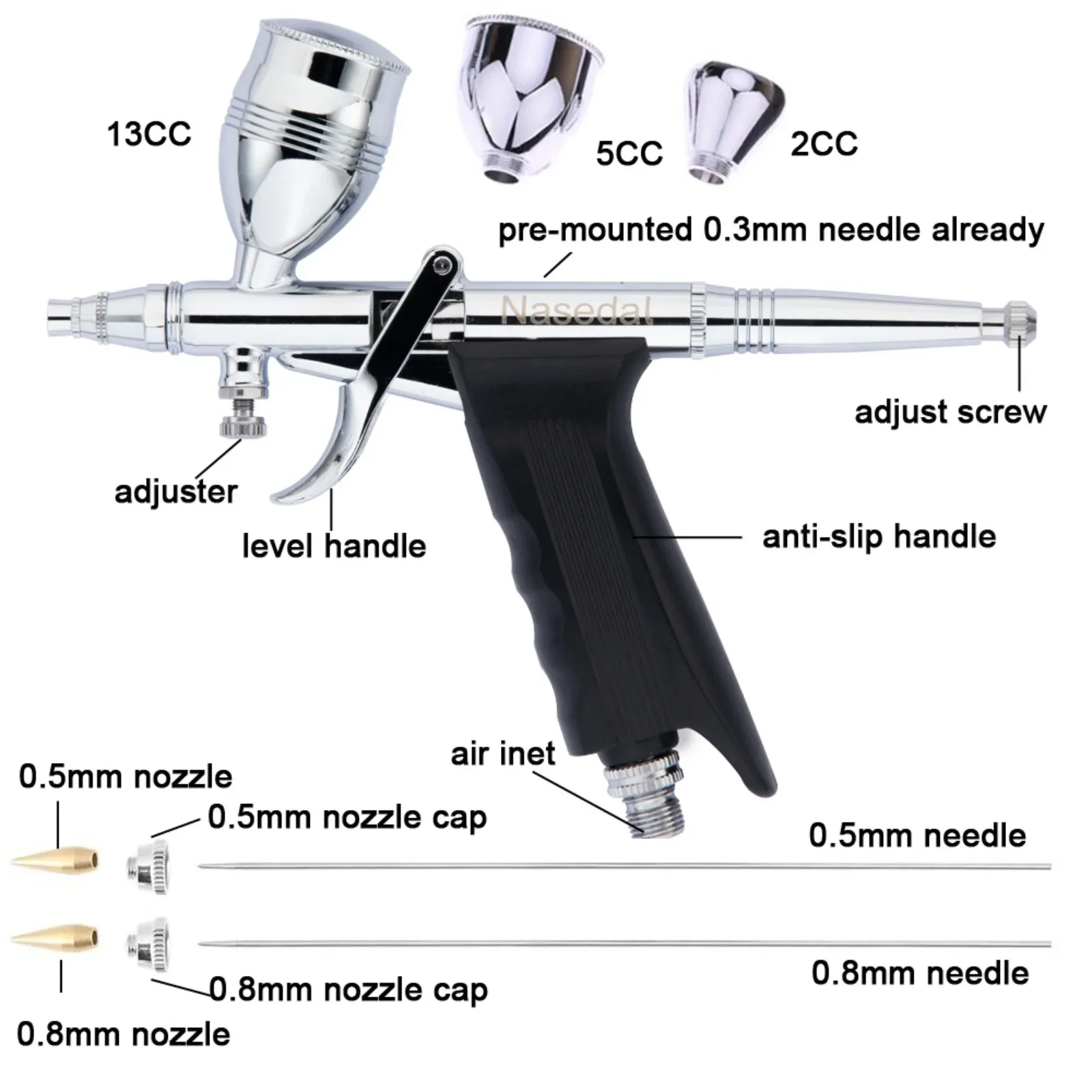 Комплект воздушного компрессор – обзор и цена Airbrush Kit With Mini Compressor