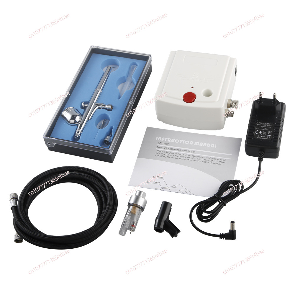 Мини-компрессор для аэрографа  – обзор и цена Airbrush Kit With Mini Compressor