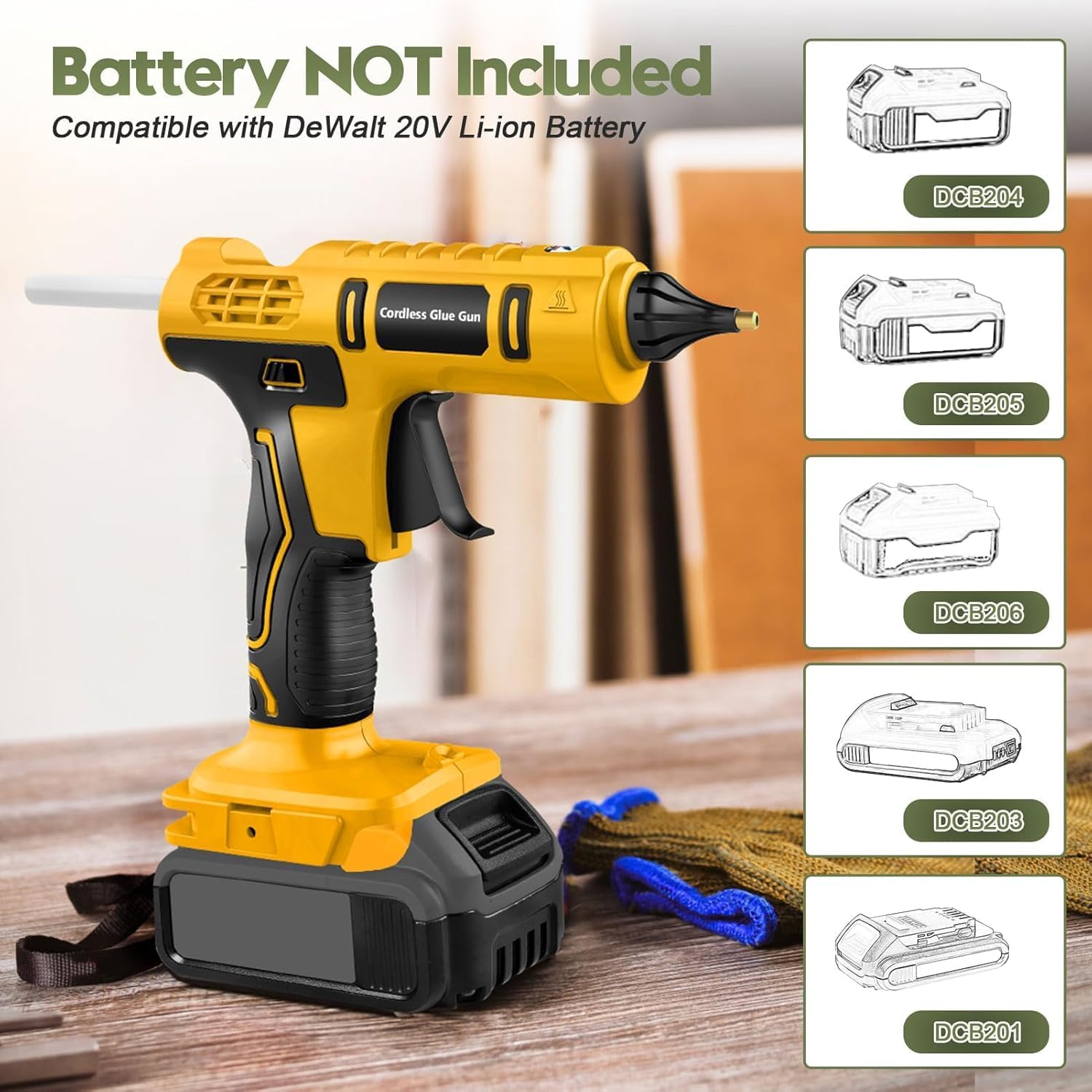 Аккумуляторный пистолет для го – обзор и цена Hot Melt Glue Gun Cordless